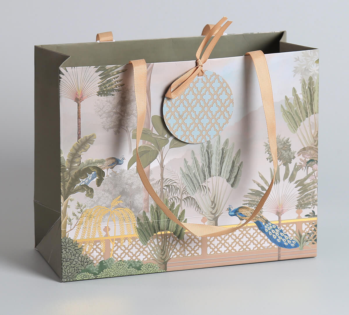 India Circus by Krsnaa Mehta Blooming Meadow Small Gift Bag Set of 5