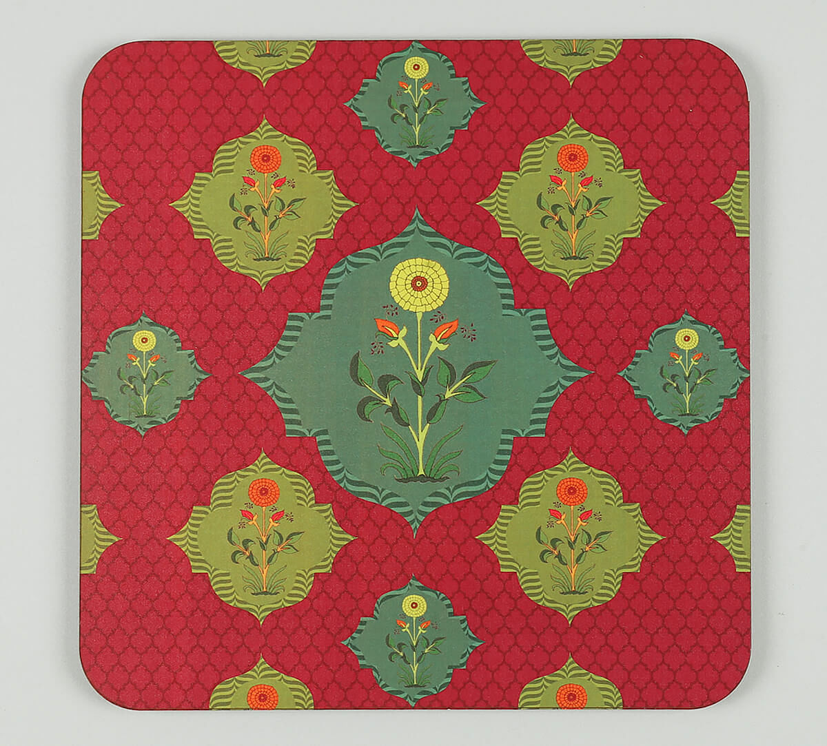 India Circus by Krsnaa Mehta Blossom Tales Trivet Set of 2