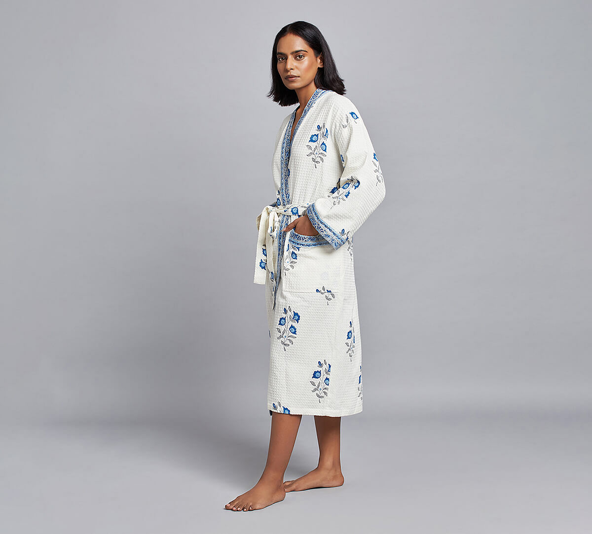 India Circus by Krsnaa Mehta Blossoms Bathrobe