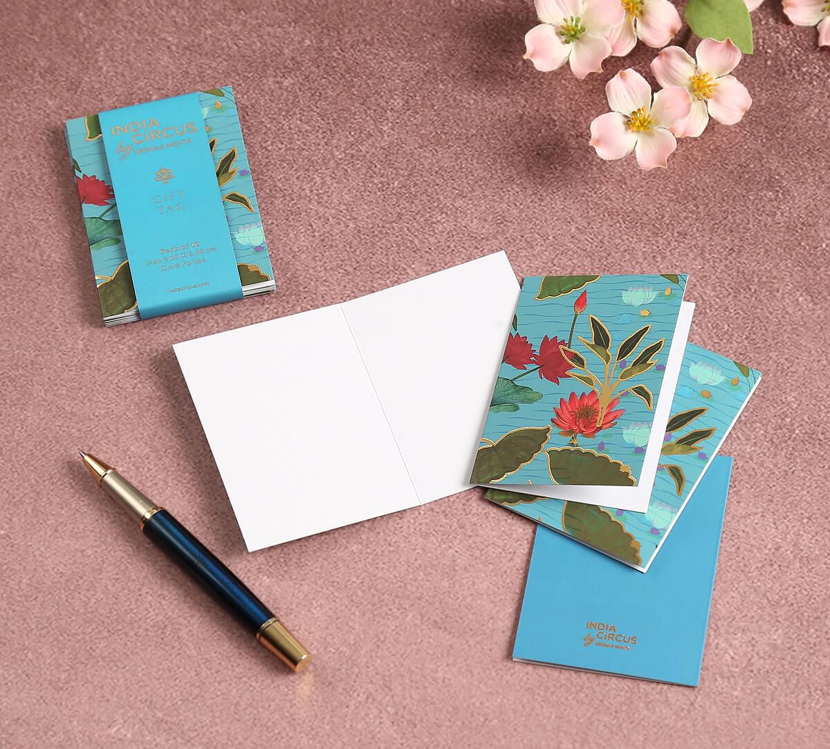 India Circus by Krsnaa Mehta Blossomy Mosaic Gift Tags Set of 10