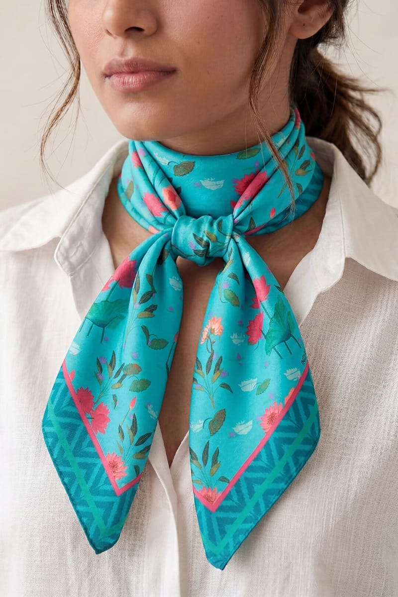 Blossomy Mosaic Scarf