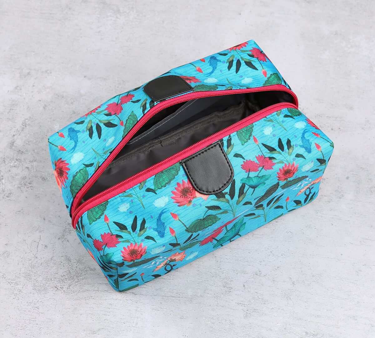India Circus by Krsnaa Mehta Blossomy Mosaic Utility Pouch