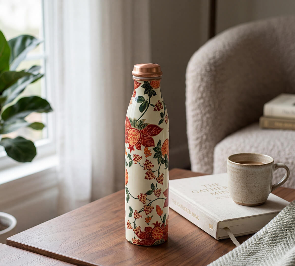 Blushed Orchard Copper Bottle