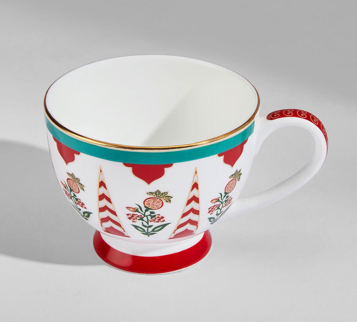 India Circus by Krsnaa Mehta Blushed Orchard Cup & Saucer Set of 6