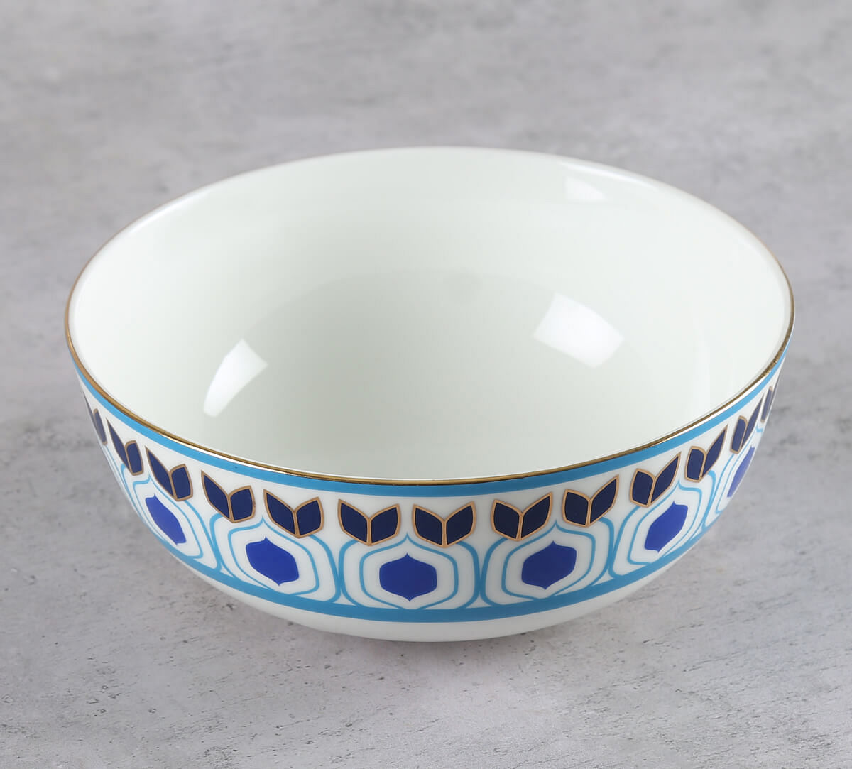 India Circus by Krsnaa Mehta Botanical Elegance Serving Bowl