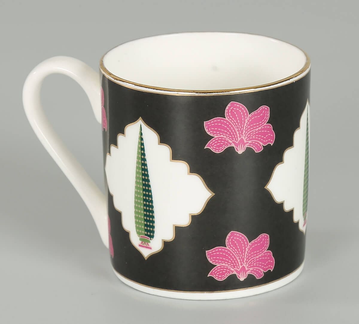 India Circus by Krsnaa Mehta Cacatua Galerita's Realm Snack Platter & Coffee Mug Set
