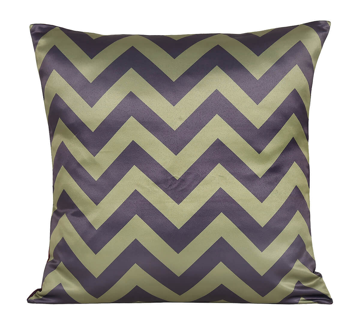 India Circus by Krsnaa Mehta Chevron Melavo Satin Blend Cushion Cover Set of 5