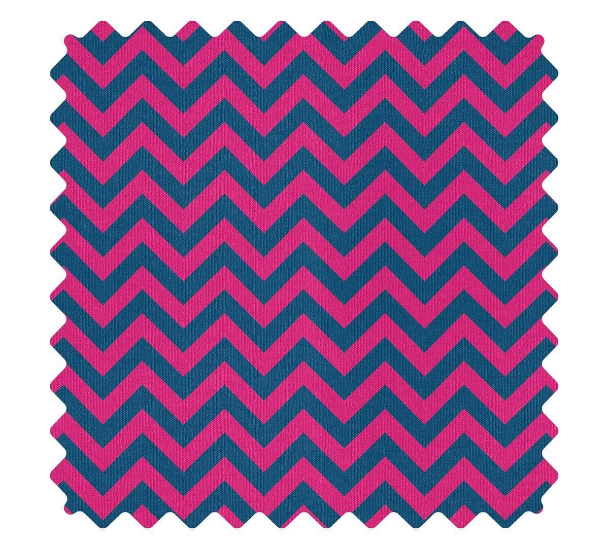 India Circus by Krsnaa Mehta Chevron Melavo Magenta Fabric