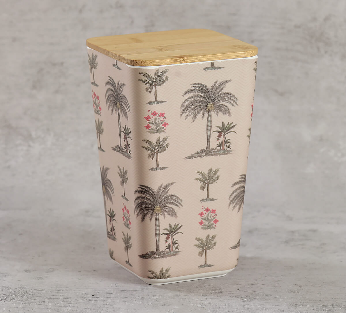 India Circus by krsnaa Mehta Chevron Palms Bamboo Jar