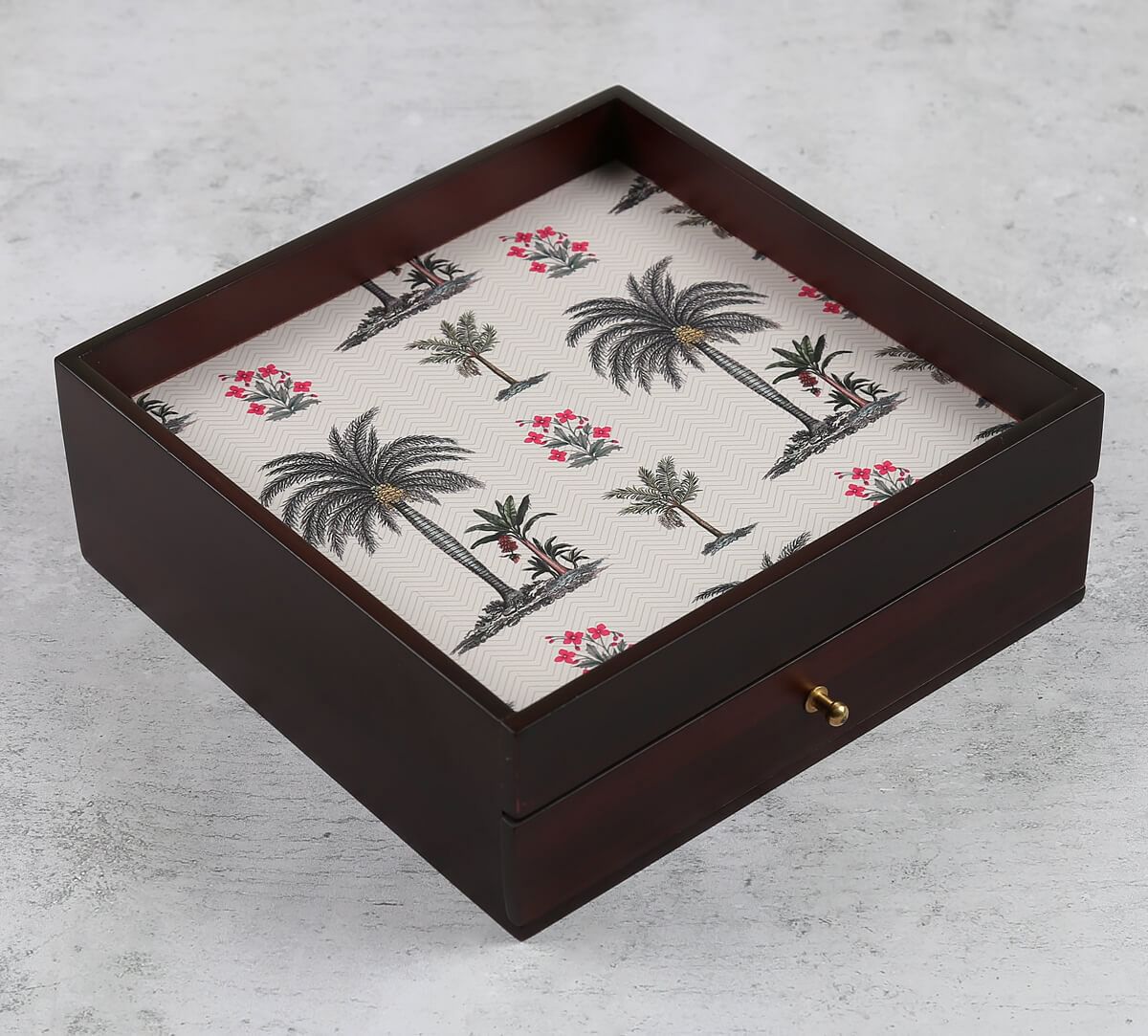 India Circus by Krsnaa Mehta Chevron Palms Cutlery Organizer