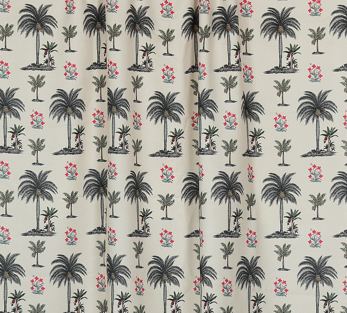 India Circus by Krsnaa Mehta Chevron Palms Fabric