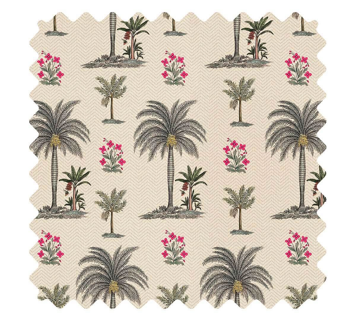 India Circus by Krsnaa Mehta Chevron Palms Fabric