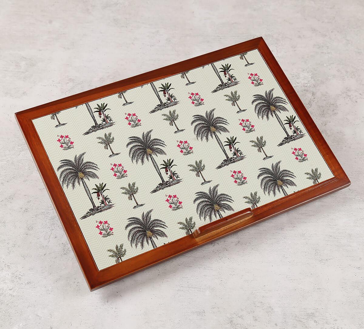 India Circus by Krsnaa Mehta Chevron Palms Laptop Table