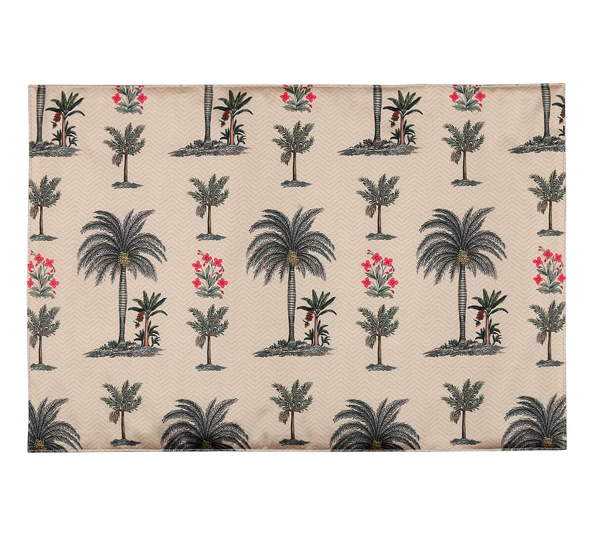 India Circus by Krsnaa Mehta Chevron Palms Table Mats Set of 6
