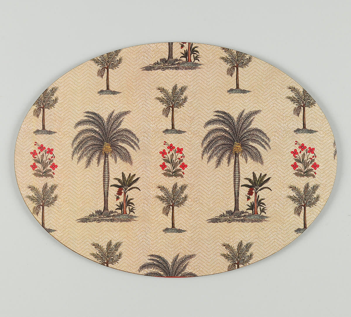 India Circus by Krsnaa Mehta Chevron Palms Trivet Set of 2