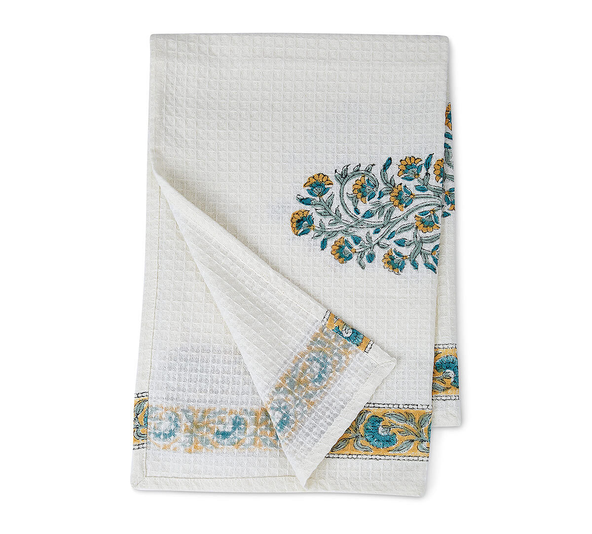 India Circus by Krsnaa Mehta Cobalt Comforts Hand Towel