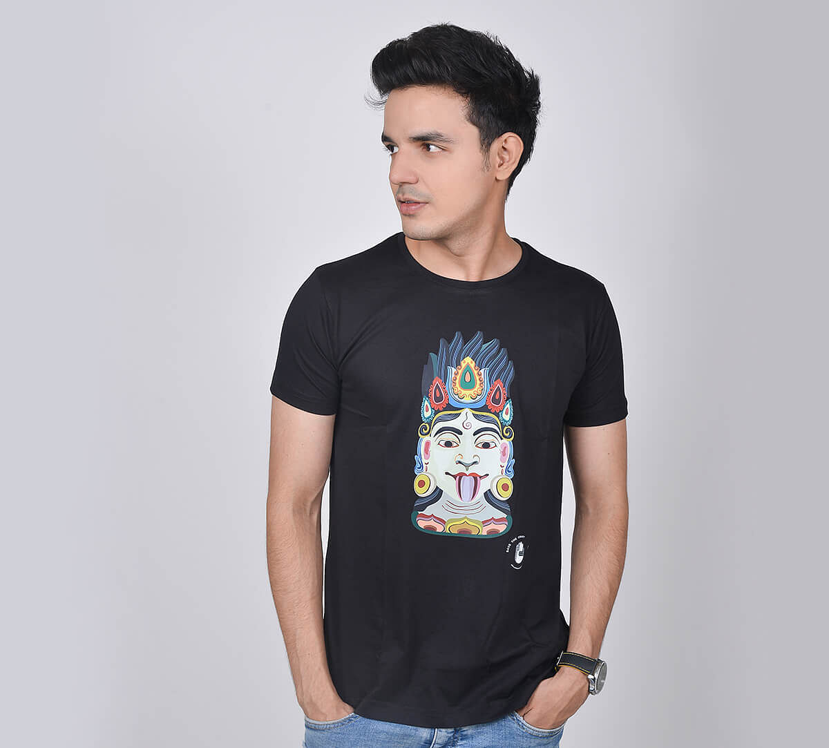 India Circus by Krsnaa Mehta Contemporary Kali Unisex Extra Small T-Shirt