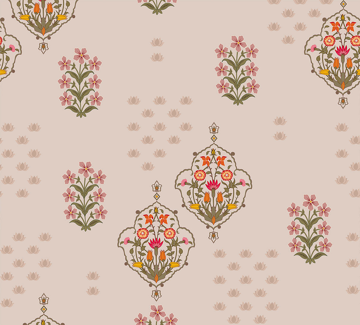 India Circus by Krsnaa Mehta Crepe Floret Delight Wallpaper