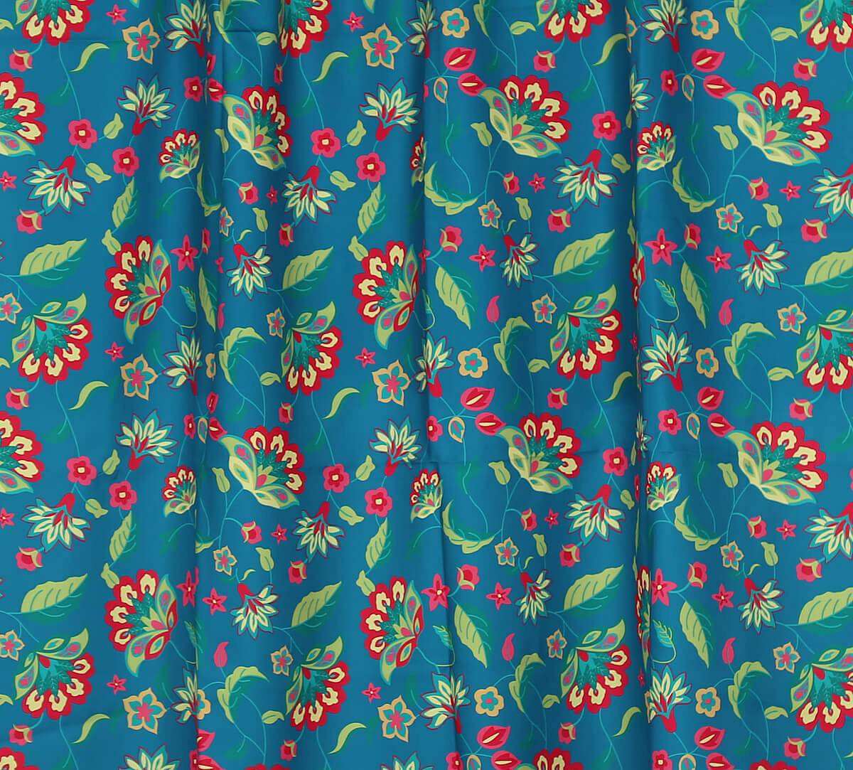 India Circus by Krsnaa Mehta Cyanic Pop Burst Fabric