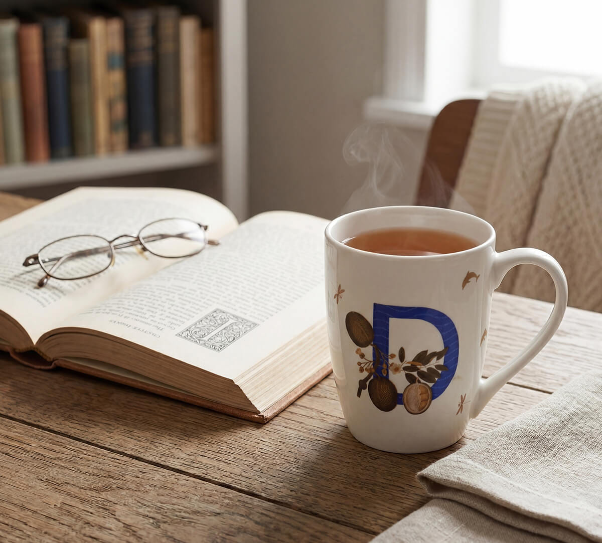 Detailed Drama Porcelain Coffee Mug