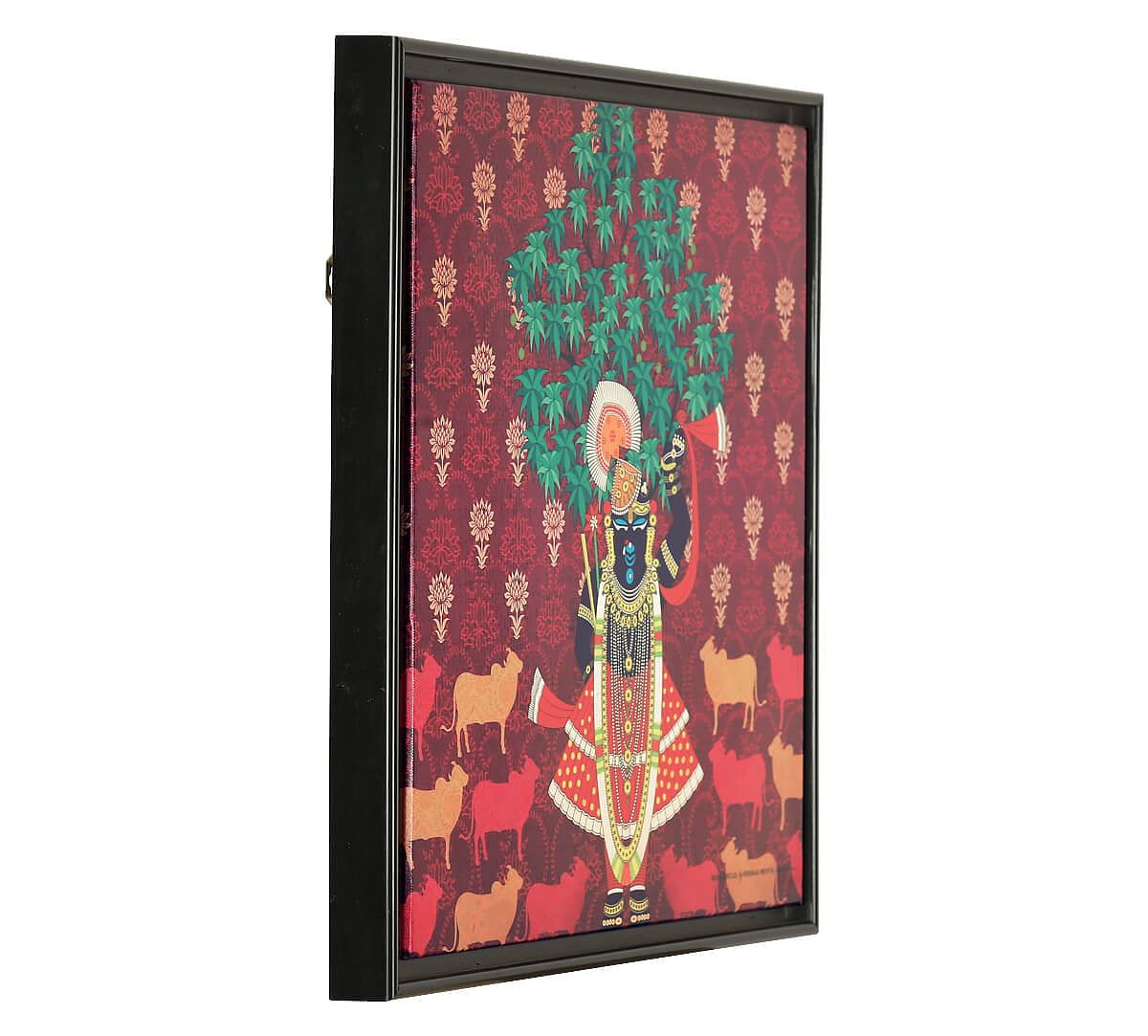 India Circus by Krsnaa Mehta Divine Harmony Floating Framed Canvas Wall Art