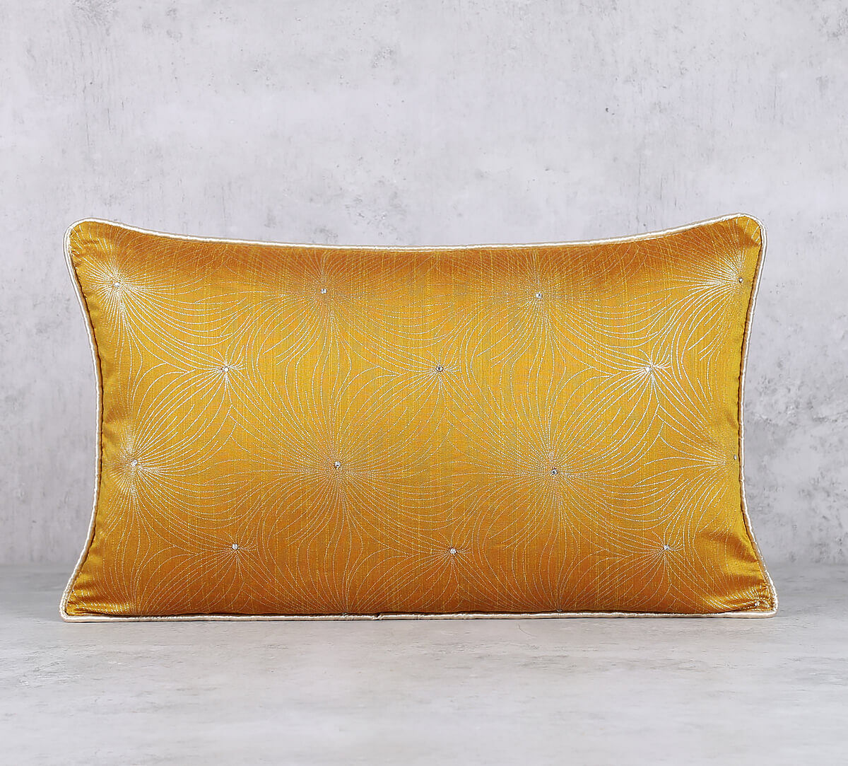 India Circus by Krsnaa Mehta Durian Foils Metallic Print  Cushion Cover