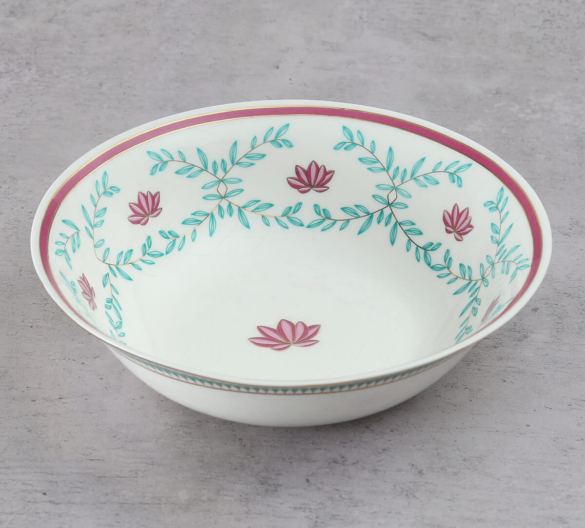 India Circus by Krsnaa Mehta Emerald Blossom Serving Bowl