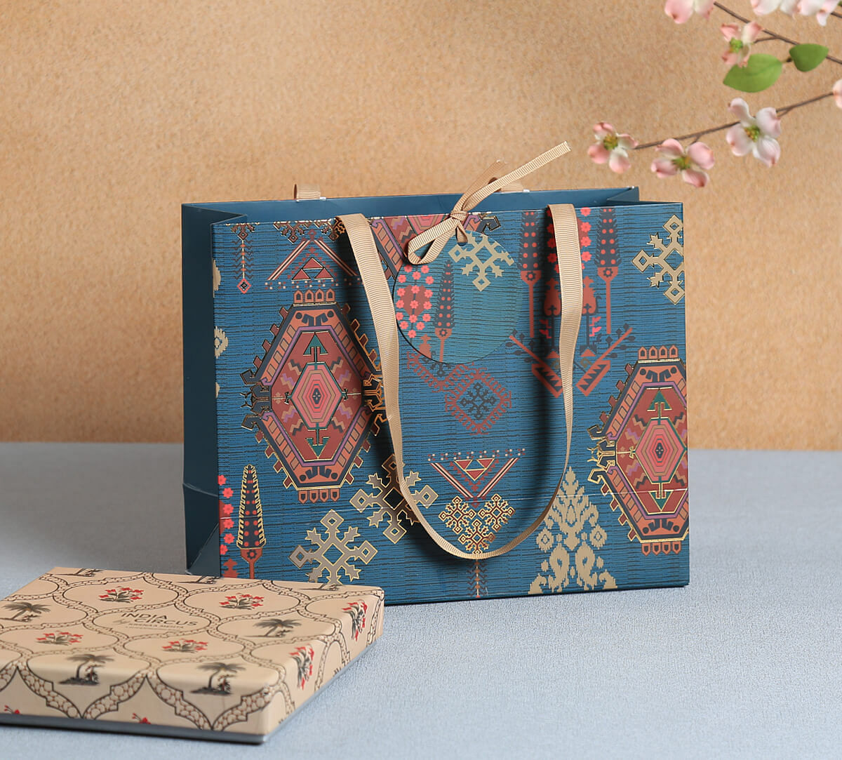 India Circus by Krsnaa Mehta Enchanting Mirage Small Gift Bag Set of 5