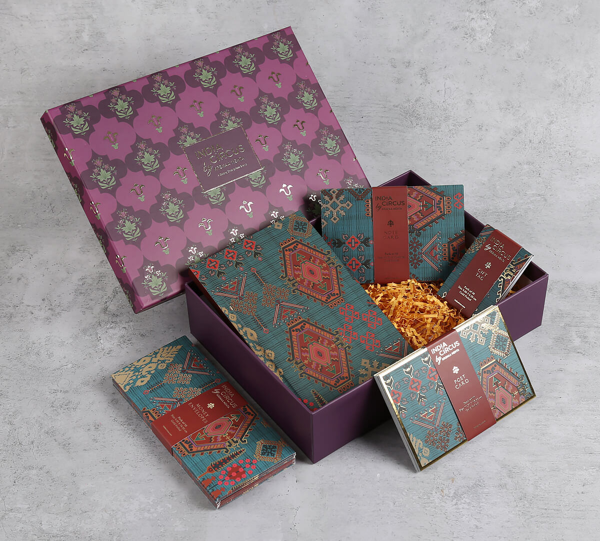 India Circus by Krsnaa Mehta Enchanting Mirage Stationery Gift Box