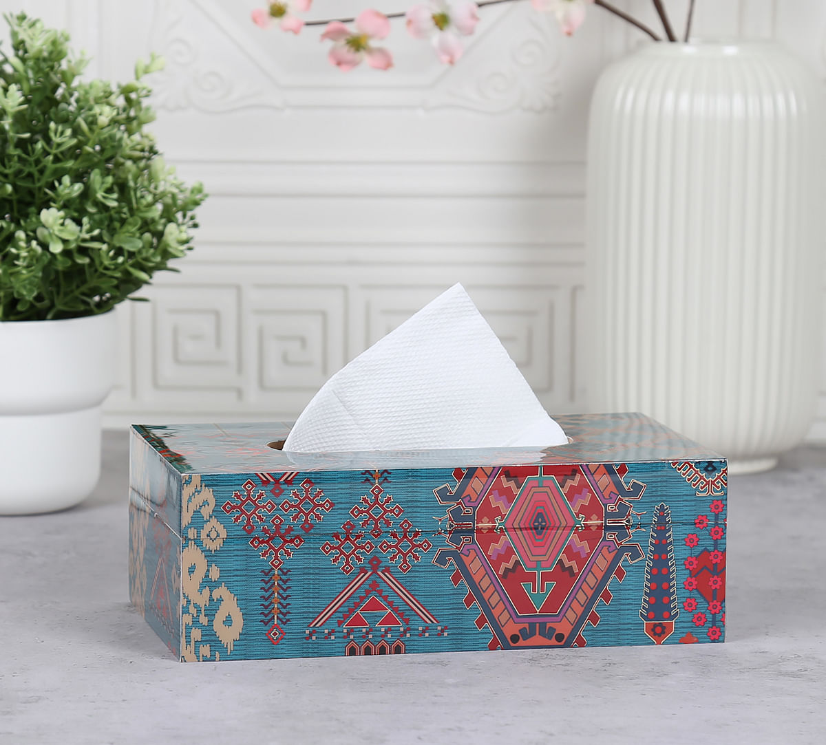 India Circus by Krsnaa Mehta Enchanting Mirage Tissue Box Holder