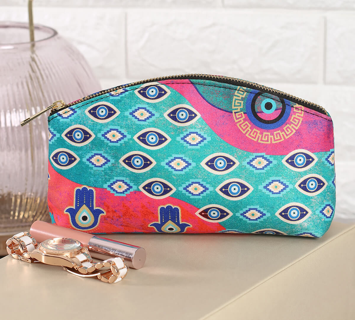 India Circus by Krsnaa Mehta Evil Eye Newfangled Utility Pouch