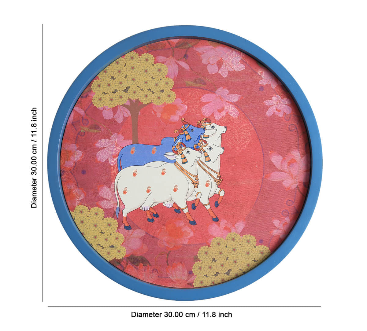 India Circus by Krsnaa Mehta Farms of Vrindavan Wall Deco Plate