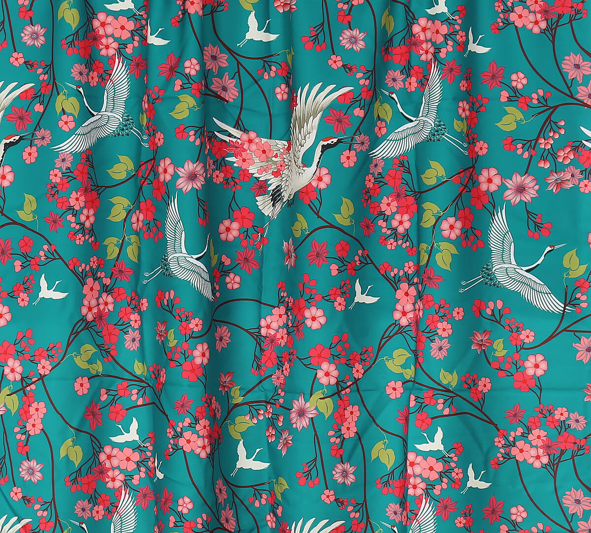 India Circus by Krsnaa Mehta Flight of Cranes Fabric