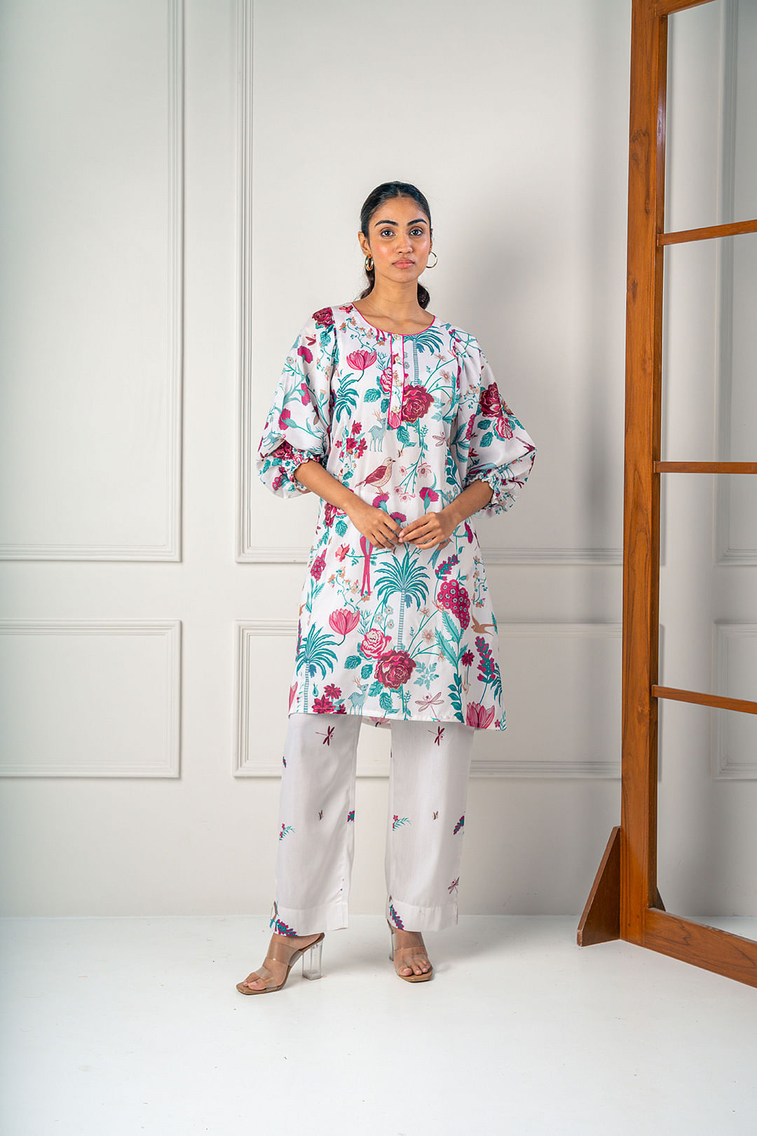 India Circus by Krsnaa Mehta Floral Galore Co-Ord Set