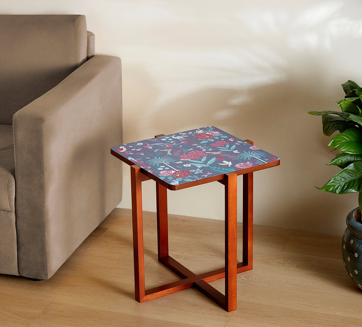 India Circus by Krsnaa Mehta Floral Galore Square Table