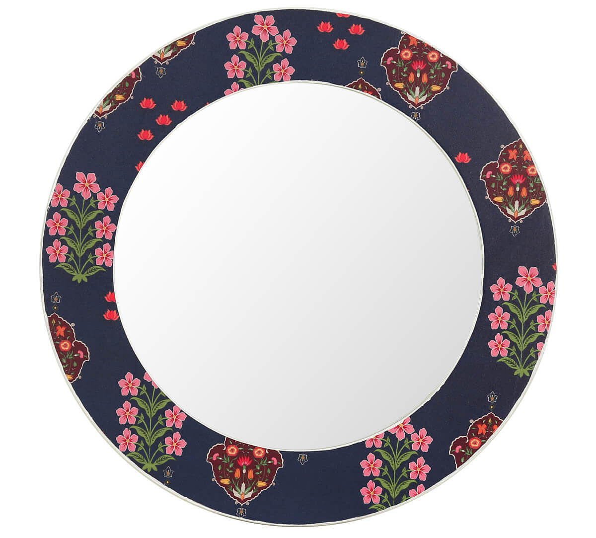 India Circus by Krsnaa Mehta Floret Delight Wall Mirror