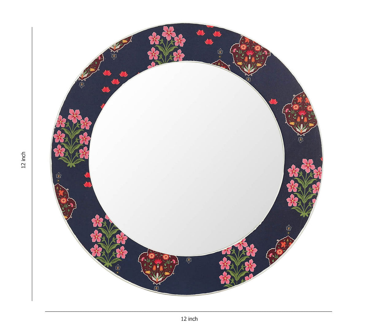 India Circus by Krsnaa Mehta Floret Delight Wall Mirror