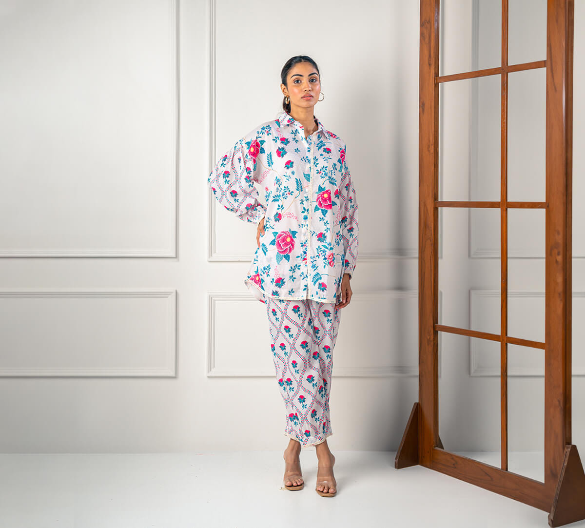 Flowered Flamingo Co-Ord Set