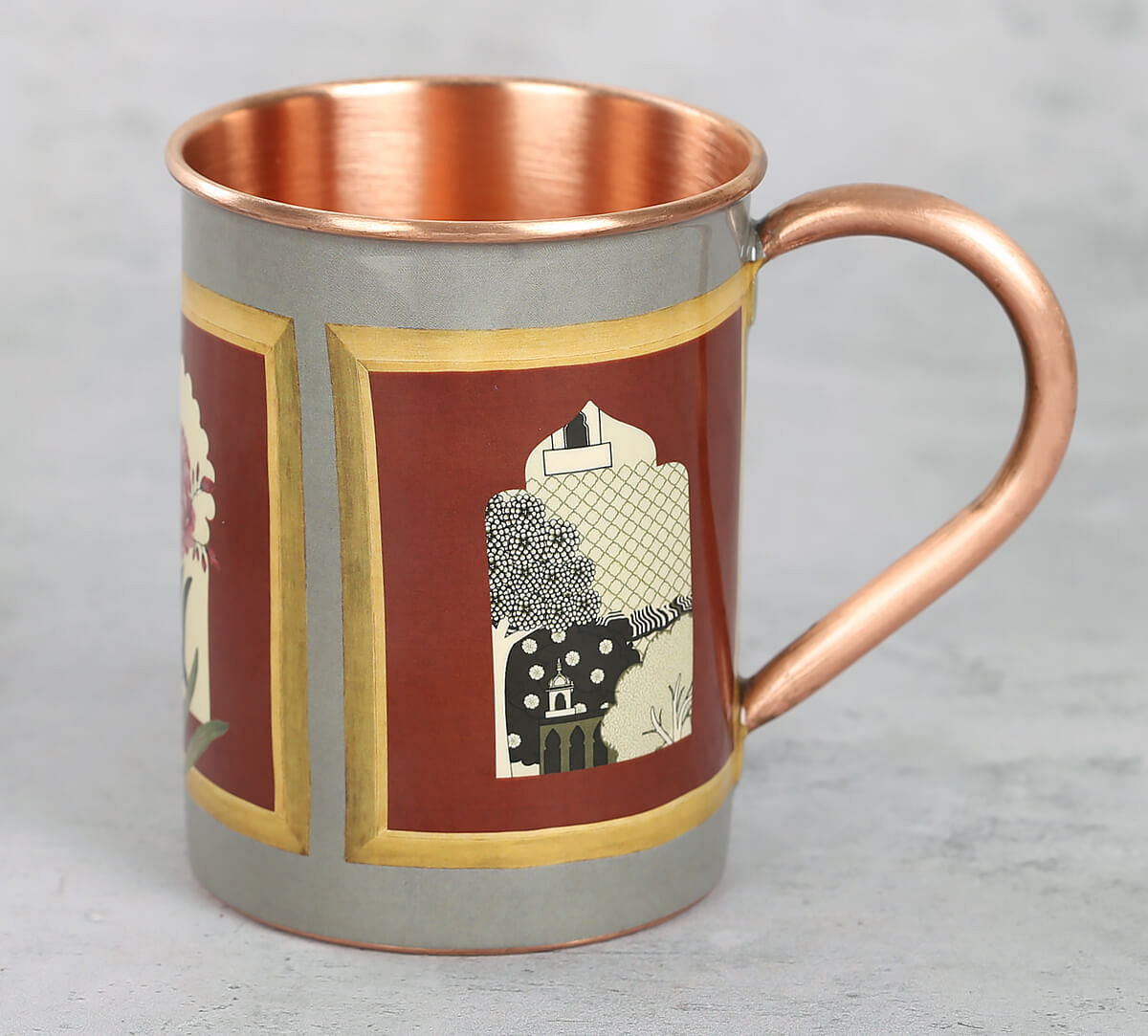 India Circus by Krsnaa Mehta Fluttering Blooms Copper Mug