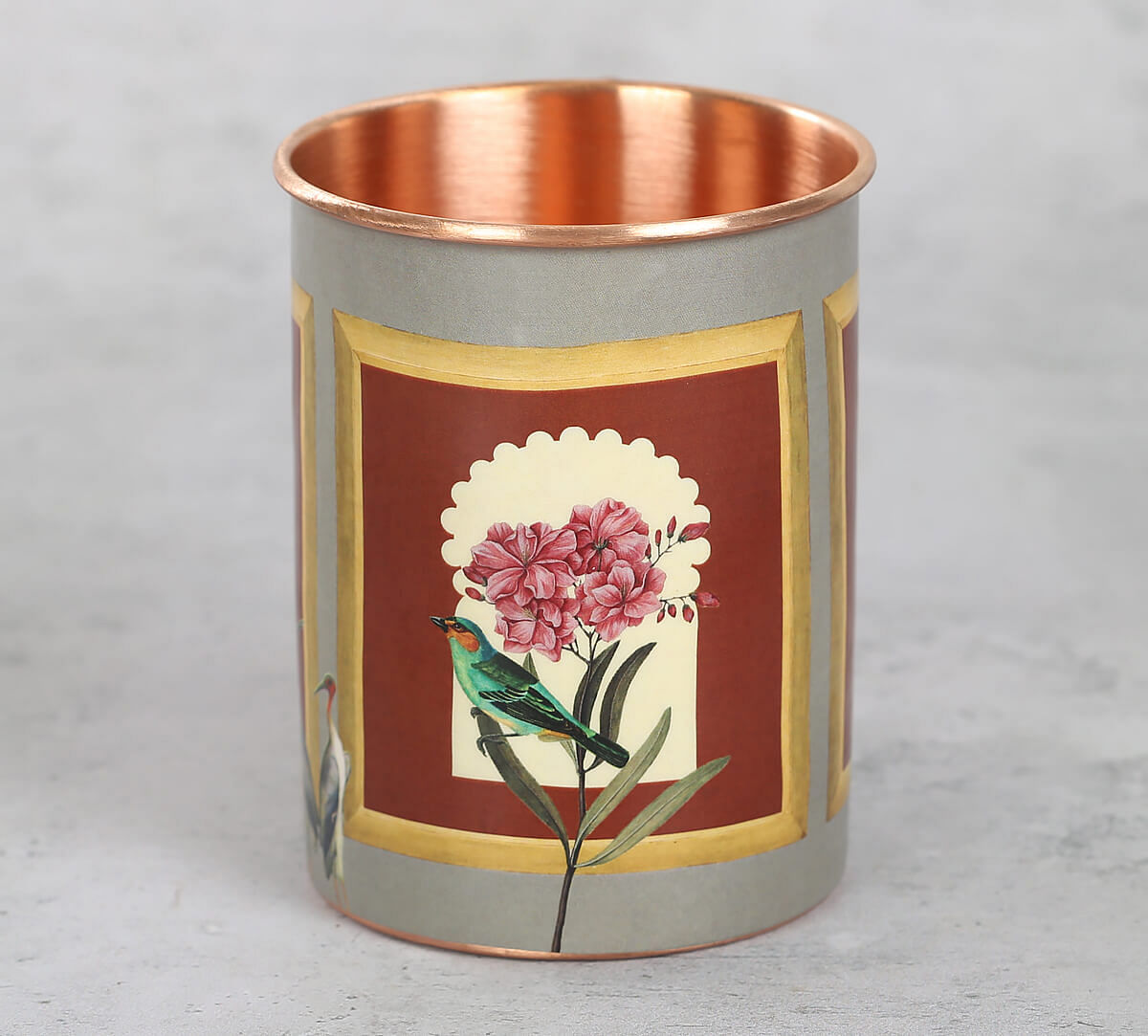 India Circus by Krsnaa Mehta Fluttering Blooms Copper Mug