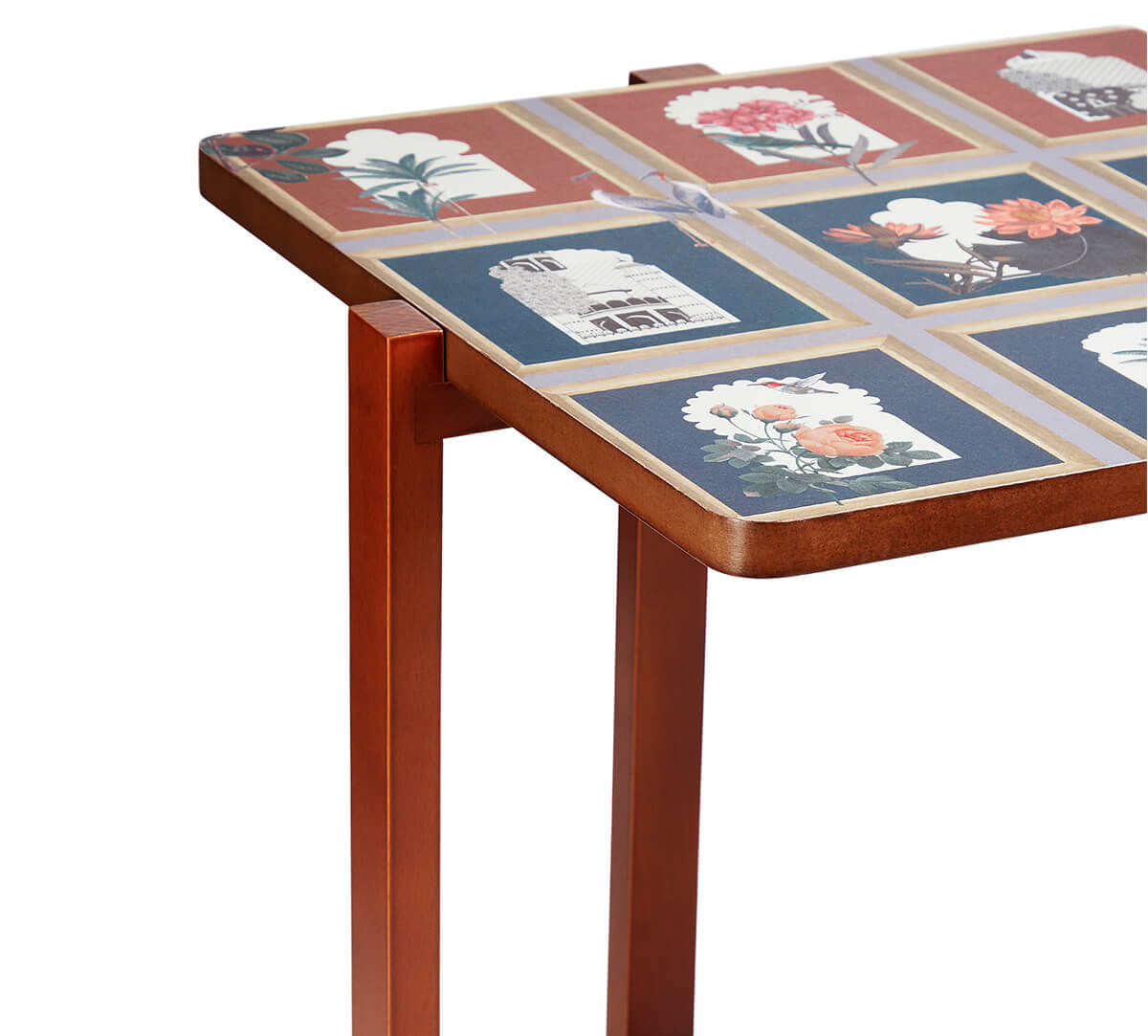 India Circus by Krsnaa Mehta Fluttering Blooms Square Table