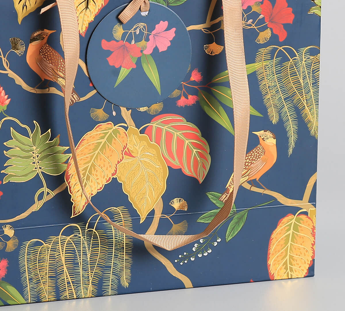India Circus by Krsnaa Mehta Fronds and Florets Small Gift Bag Set of 5