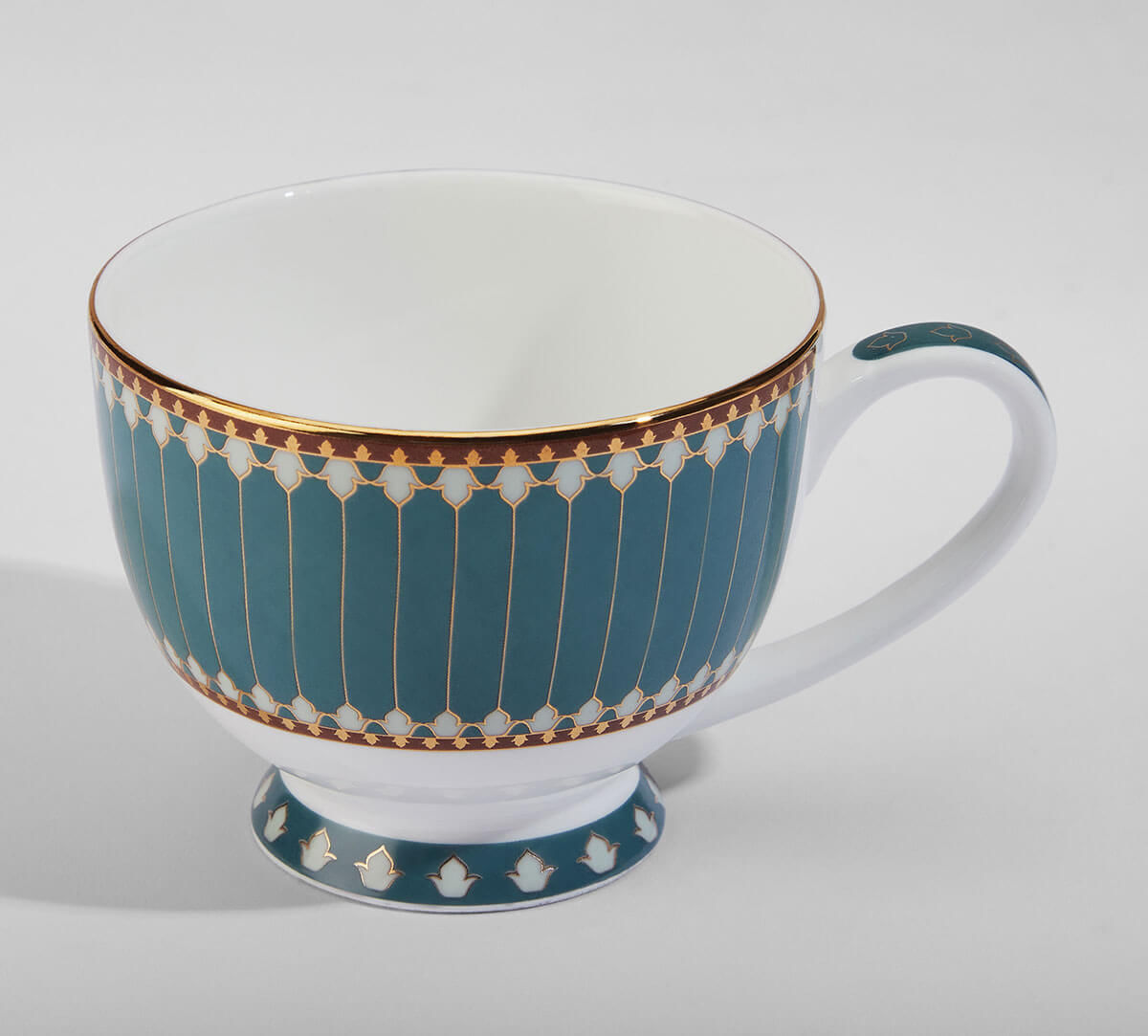 India Circus by Krsnaa Mehta Grandeur Greens Cup & Saucer Set of 6
