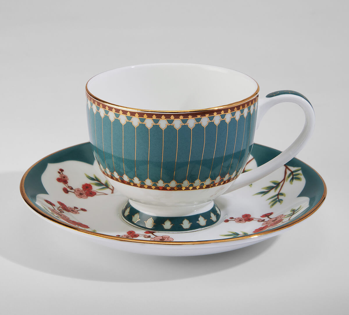 India Circus by Krsnaa Mehta Grandeur Greens Tea Set