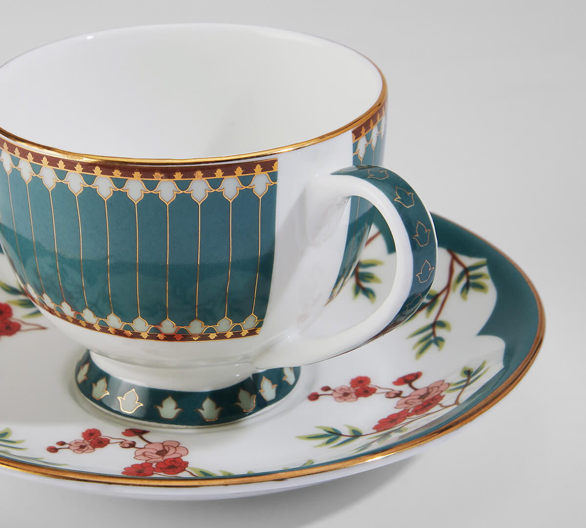 India Circus by Krsnaa Mehta Grandeur Greens Tea Set