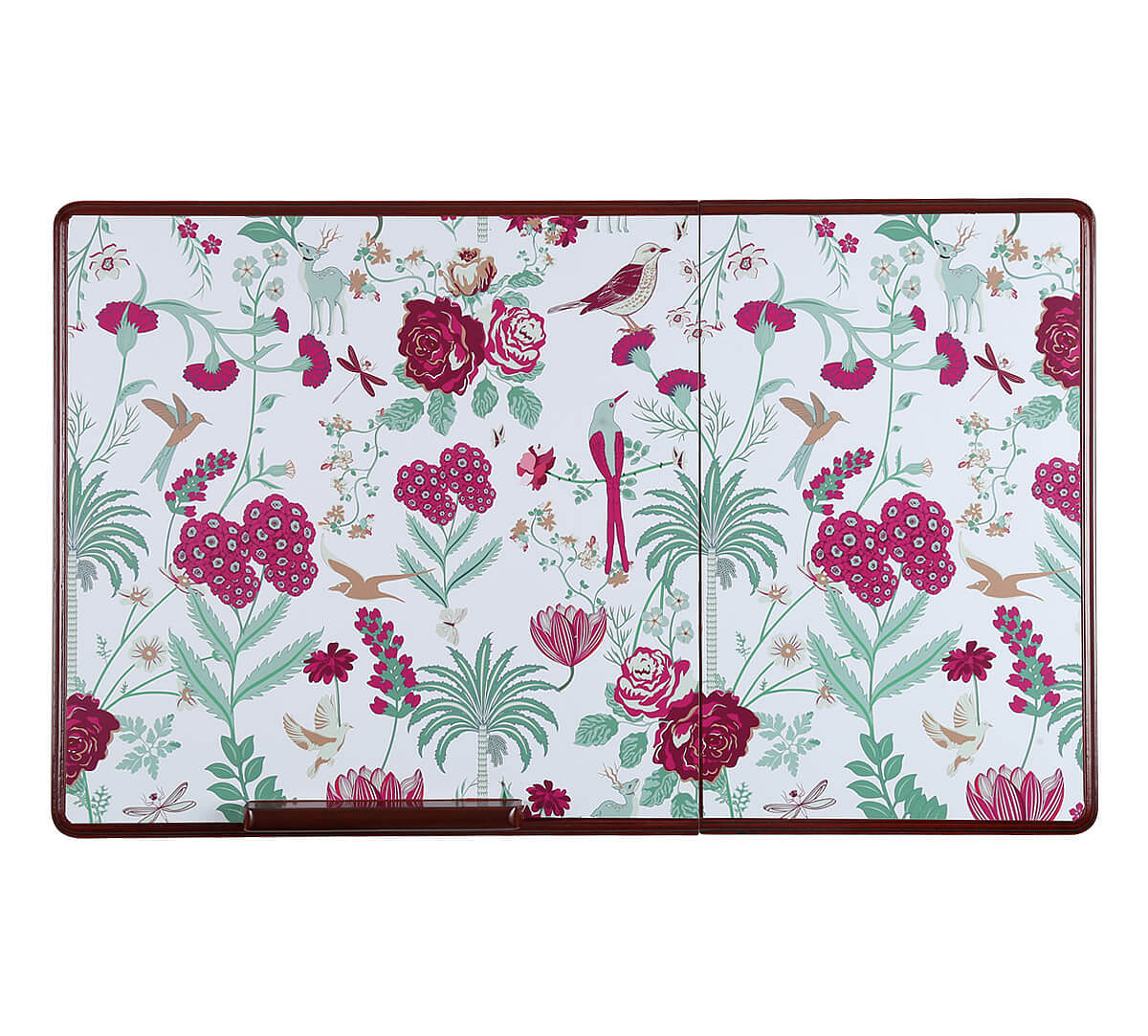 India Circus by Krsnaa Mehta Grey Floral Galore Laptop Table