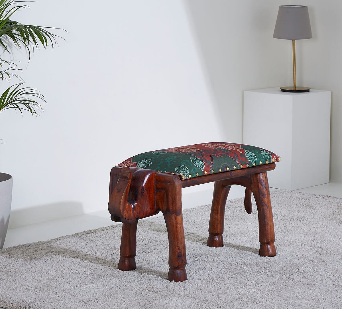 India Circus by Krsnaa Mehta Heritage Haven Elephant Pouffe