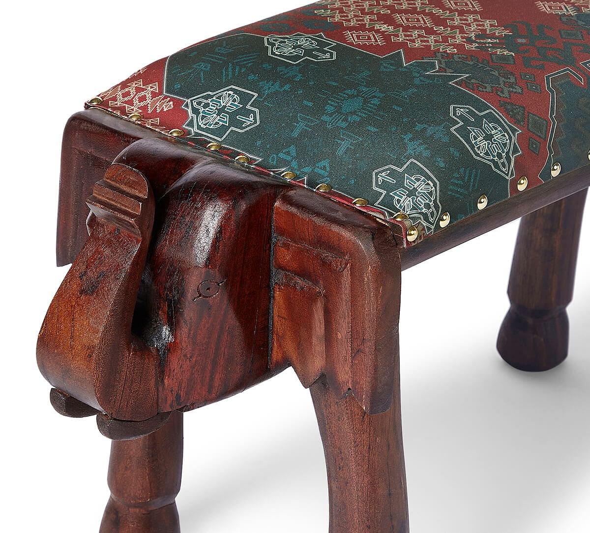India Circus by Krsnaa Mehta Heritage Haven Elephant Pouffe