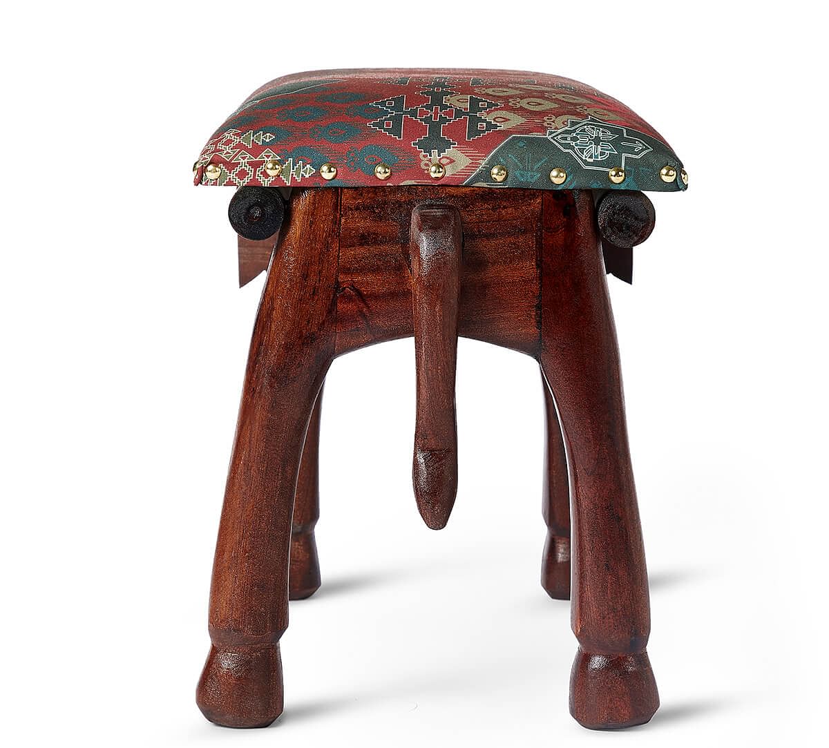 India Circus by Krsnaa Mehta Heritage Haven Elephant Pouffe