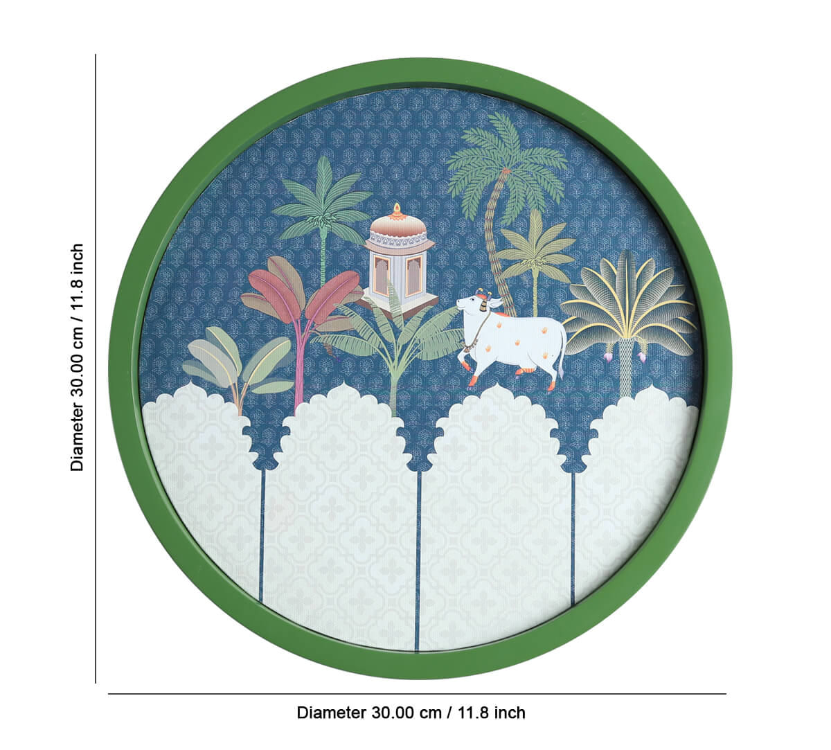 India Circus by Krsnaa Mehta Kaamdhenus Quest Wall Deco Plate